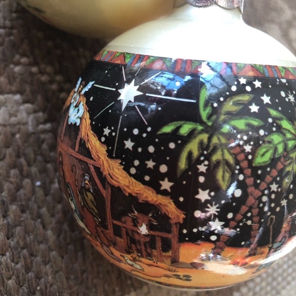 Set Glass Christmas Ornaments - Picture 10 of 10